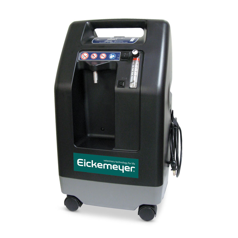 Iltkoncentrator Oxyvet III Plus 10-liter. Lydniveau: 60 db